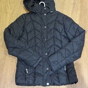 St. John's Bay Black Quilted Jacket